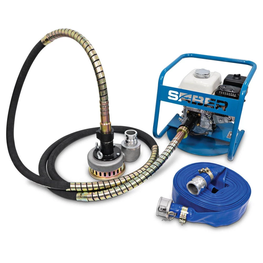 SABER 5.5HP Honda C-Frame Unit W/ 6m Submersible Pump