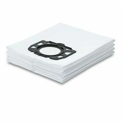 KARCHER Fleece Vacuum Filter Bags 4pk Suits WD4, WD5, WD6 28630060