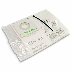 FESTOOL CTH 48 Safety Filter Bags - 3 Pack 497542